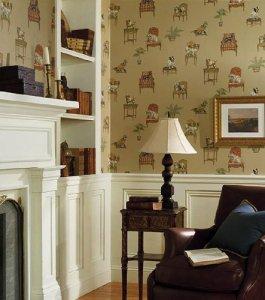 Thibaut Piccadilly Fifi & Friends Wallpaper