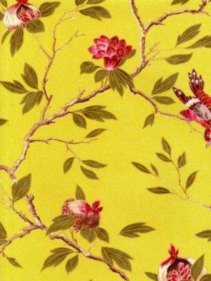 ZOFFANY MANCHU : CITRINE WALLPAPER