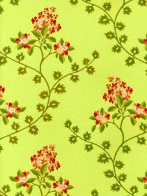 ZOFFANY CHERRY BLOSSOM : YELLOW WALLPAPER
