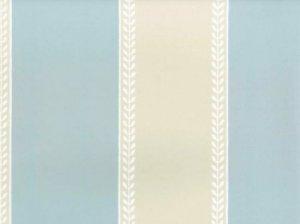 ZOFFANY ROMAN STRIPE : BLUE WALLPAPER