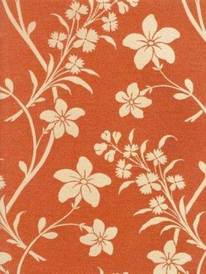 ZOFFANY PERIWINKLE : RED WALLPAPER