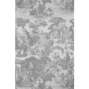 NOBILIS TOILES DE JOUY ET FLEURS SERMENT D'AIMER WALLPAPER