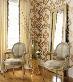 Thibaut Filigree Henson  Wallpaper