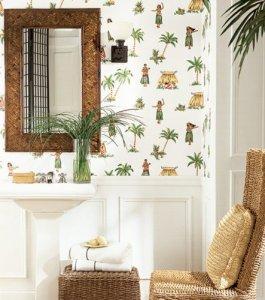 Thibaut Jacaranda Hula Wallpaper