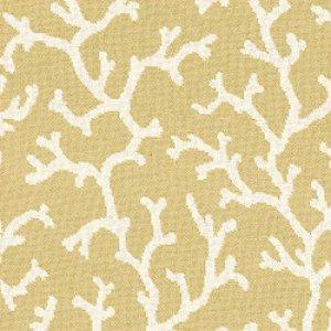 Thibaut Courtyard Island Coral Woven Fabric