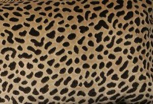 GP & J BAKER LEOPARD VELVET FABRIC