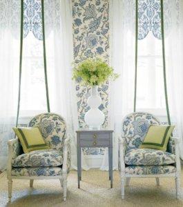 Thibaut Fairfax Jacobean Trail Wallpaper
