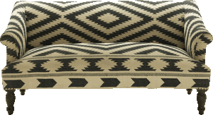 Kilim Black & White Sofa