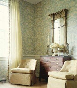 Thibaut Great Estates Lampas Wallpaper