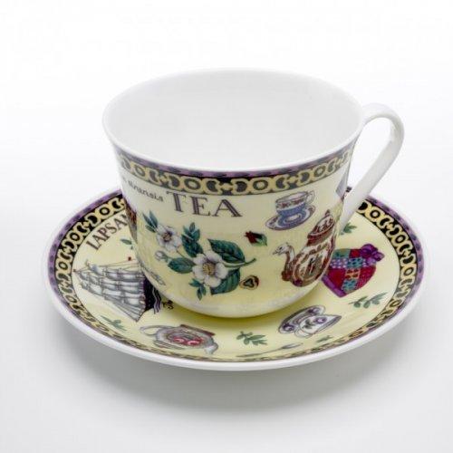 ROY KIRKHAM BONE CHINA CHATSWORTH LARGE BREAKFAST TEA CUP & SAUCER