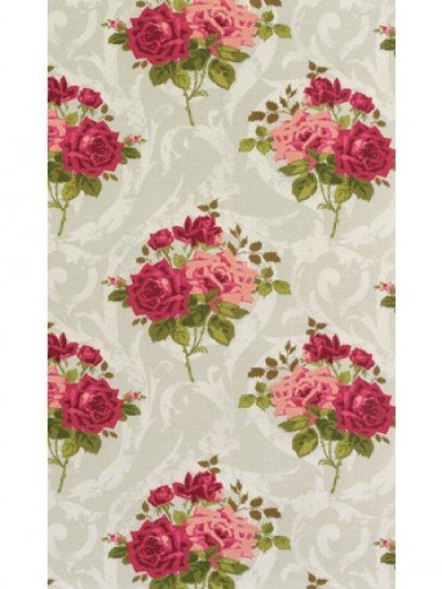 Buy Nina Campbell Paradiso Rose Alba Fabric online Alexander Interiors