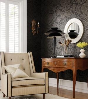 Thibaut Filigree Maison Damask  Wallpaper