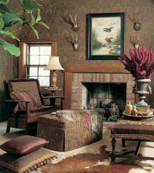 Thibaut Castle Pine Morton Damask Wallpaper