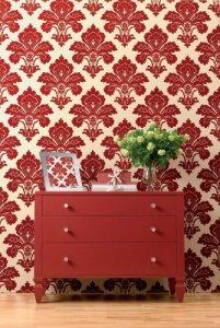 Nina Campbell Birdcage Walk Fleur De Lys Wallpaper