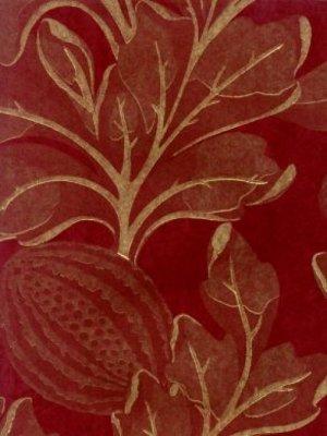ZOFFANY CASPIA CLARET WALLPAPER