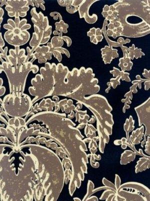 ZOFFANY LITTLE VENICE CHARCOAL WALLPAPER