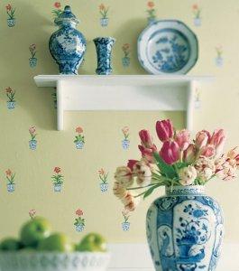 Thibaut Small Print Resource Primrose Wallpaper
