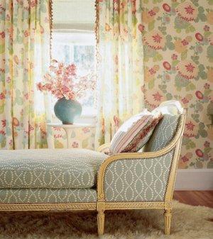 Chelsea Pearl Trellis Woven Fabric