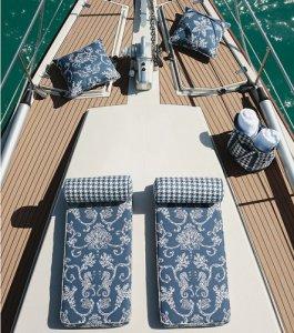 Thibaut Courtyard Swept Away Woven Fabric