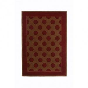 NOBILIS MING RUG (RED AND GOLD, 1.8 x 2.7)