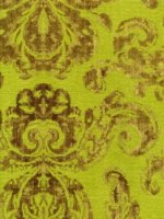 ZOFFANY BROCATELLO - GREEN WALLPAPER