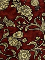 ZOFFANY ST JAMES - RED WALLPAPER