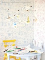 JANE CHURCHILL ONE HUNDRED ACRE WOOD MAP WALLPAPER
