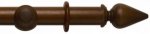 SOLID WOODEN CONE CURTAIN POLE