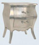 LIMOGES BEDSIDE SILVER LEAF