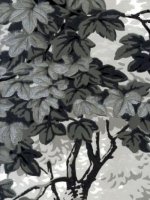 ZOFFANY RICHMOND PARK - CHARCOAL WALLPAPER