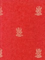 ZOFFANY END PAPER - RED WALLPAPER
