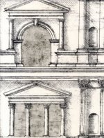 ZOFFANY FACADE - CHALK/CHARCOAL WALLPAPER