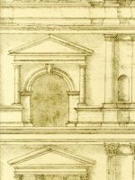 ZOFFANY FACADE - PAPYRUS/GREEN WALLPAPER