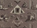 BRAQUENIE MONUMENTS D'EGYPTE FABRIC