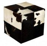 RAW HIDE CUBE (BLACK & WHITE)