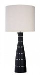 LEATHER BASE TABLE LAMP