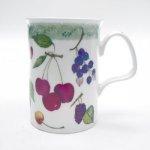 ROY KIRKHAM BONE CHINA | BERRIES & CHERRIES LANCASTER MUGS