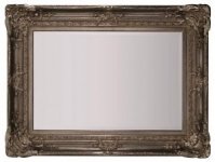 SILVER FRAMED MIRROR 48 X 72