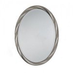 OVAL MIRROR - SILVER FINISH