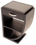 BLACK CURVE SIDE TABLE RIGHT