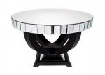 ROUND MIRRORED DINING TABLE