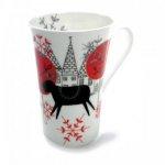 ROY KIRKHAM BONE CHINA | EMILY LARGE SNOWFLAKES MUG
