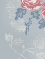 ZOFFANY ALBERTINE PALE BLUE WALLPAPER
