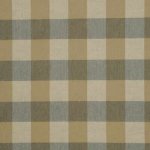 GP & J BAKER LINEN CHECK FABRIC