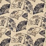 GP & J BAKER BATIK FANS FABRIC