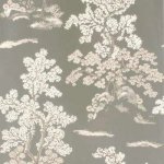 GP & J BAKER ORIENTAL TREE FOIL WALLPAPER