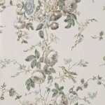 GP & J BAKER ROSES & HUMMINGBIRD WALLPAPER