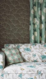 OSBORNE & LITTLE WILDE CHRYSANTHEMUM FABRIC