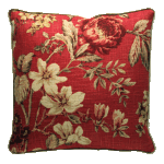 Botanist Red Cushion