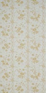 SANDERSON FLORAL STRIPE WALLPAPER